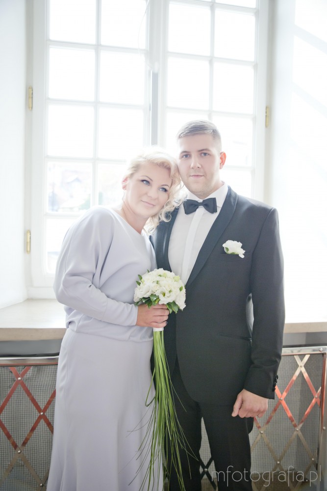 fotografia ze ślubu w pałacu ślubów w Warszawie