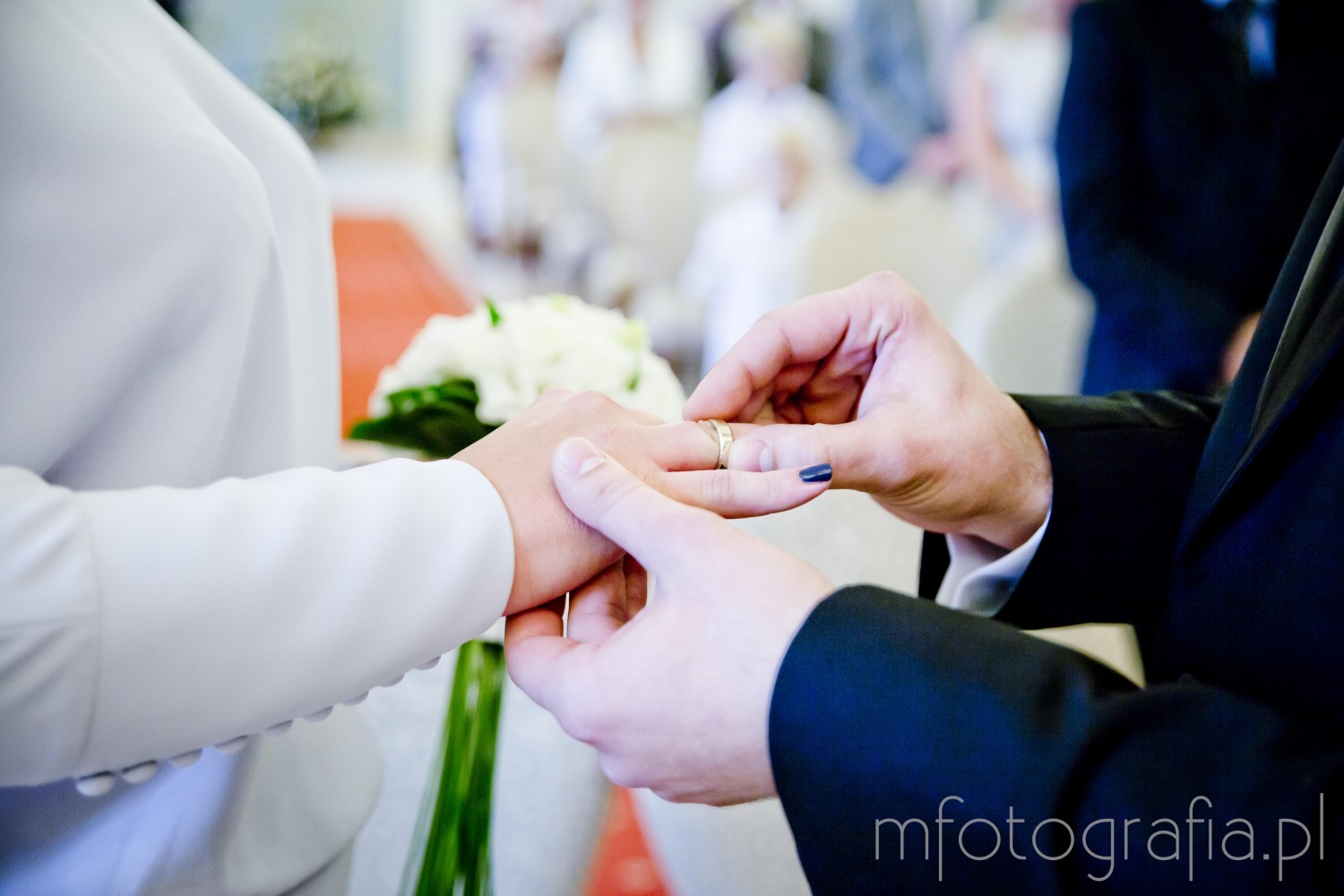 zdjęcia przysięgi ślubnej w Pałacu Ślubów w Warszawie