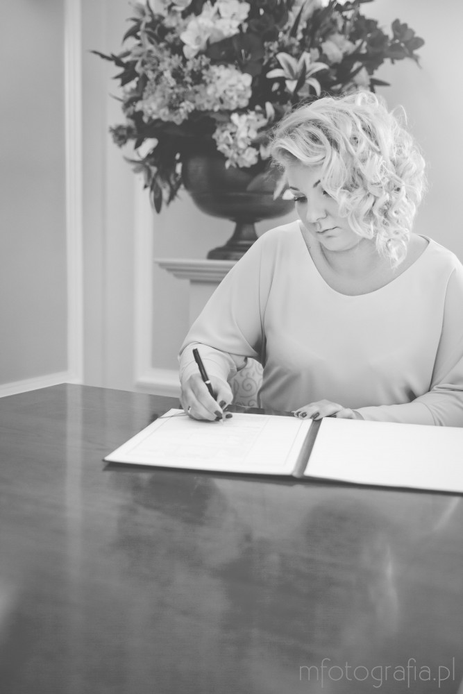 zdjęcia ślubne w Pałacu Ślubów w Warszawie