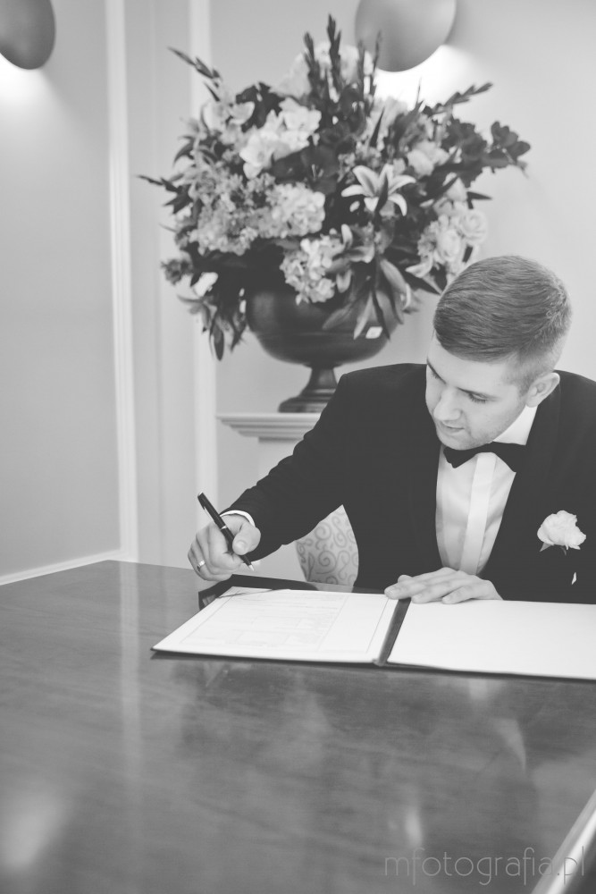 zdjęcia ślubne w Pałacu Ślubów w Warszawie